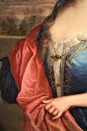 Pair de Portraits, Workshop of Nicolas de Largillière 17th century - Louis XV
